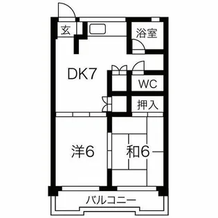 ララトップ本山 B棟【303号室】の間取り