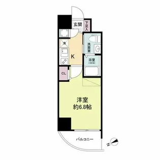 セレニテ九条リアン【11階】の間取り
