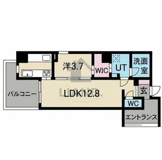 シャルマン愛知【602号室】の間取り