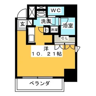 フォレスト那古野【6階】の間取り