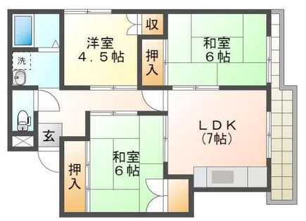 グランドハイツ【3階】の間取り