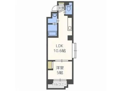 ヴィターレ【3階】の間取り