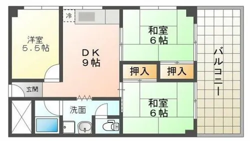 白岡ビル【301号室】の間取り