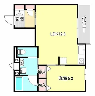ソフィット六甲【301号室】の間取り