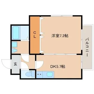 プロスパー尼崎【3階】の間取り