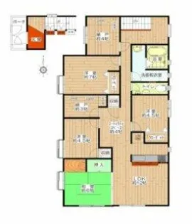 大阪府大阪狭山市西山台3丁目【マンション】の間取り