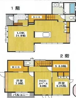 兵庫県姫路市香寺町溝口【一戸建】の間取り