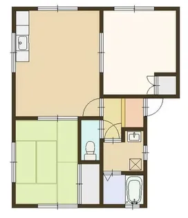 兵庫県姫路市広畑区西蒲田【アパート】の間取り