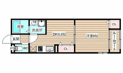 レトア福島【2階】の間取り