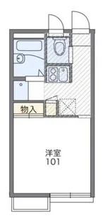 レオパレス小山【2階】の間取り