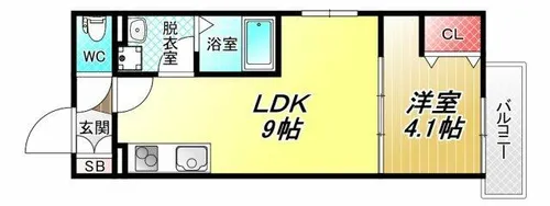 D porta nobel【1階】の間取り