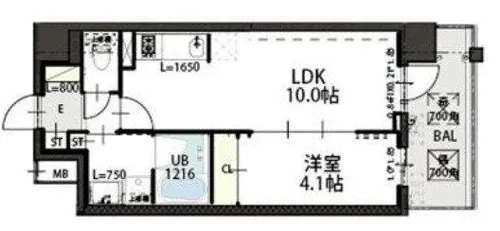 Grand Luce【6階】の間取り