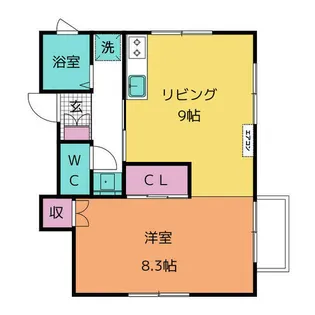 三島ヴィレッジ【1階】の間取り
