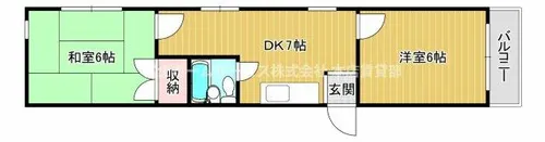 木内ハイツ【4階】の間取り