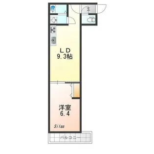 Mirei 烏丸五条【2階】の間取り