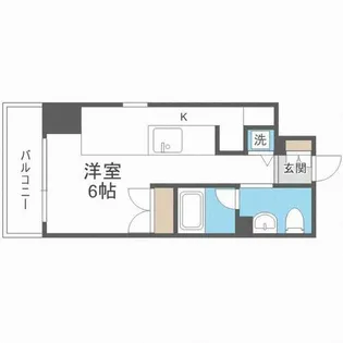 アーデンタワー南堀江【11階】の間取り