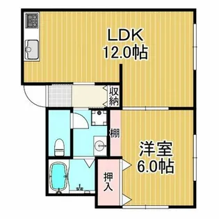 エクセルメゾン【1階】の間取り