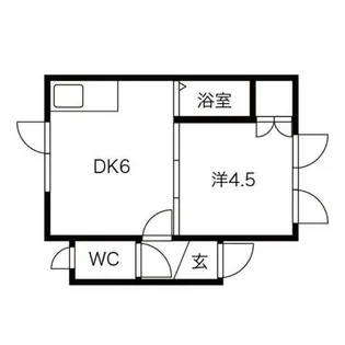 三曜ハイツNO1【1階】の間取り