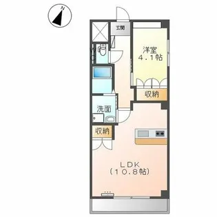 イグレット・シャトー【301号室】の間取り