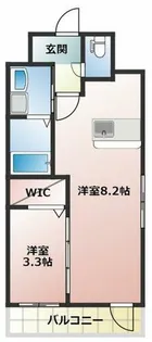 エンブレイス博多駅南【7階】の間取り