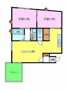 OTTO【2階】の間取り