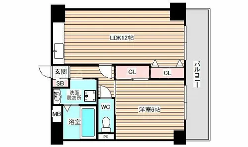 ロベリア弐番館【8階】の間取り