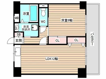 ロベリア弐番館【5階】の間取り