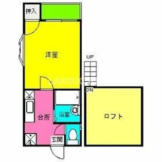 プレジール鳥飼【1階】の間取り