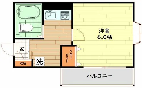 大阪府大阪市中央区内久宝寺町2丁目【マンション】の間取り