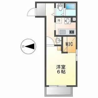 パークサイドアパートメンツ・パーソンズ【1階】の間取り