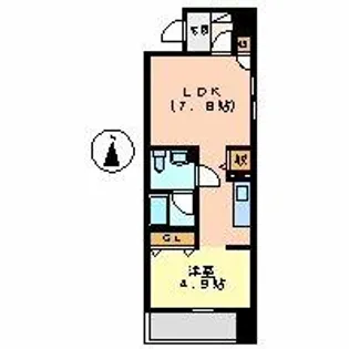 ヴァリエ東別院【10階】の間取り