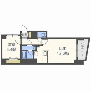 フォーシーズンズ植物園【7階】の間取り