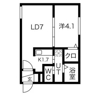 エヴァンスコート南3条【5階】の間取り