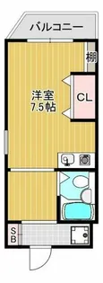 ロイヤルハイツ五番館【2階】の間取り