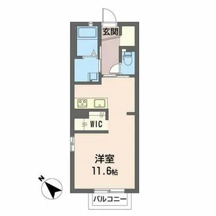 プレジオⅠ【103号室】の間取り