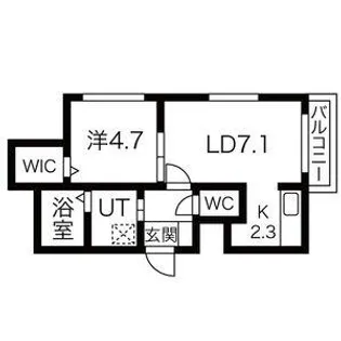 LIERRE発寒南【3階】の間取り