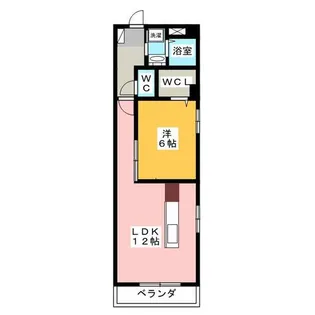 アケイシャ【2階】の間取り