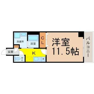 TQレジデンス名古屋錦【3階】の間取り