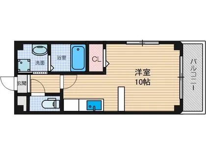 メゾンド・グラン・ブルー【3階】の間取り