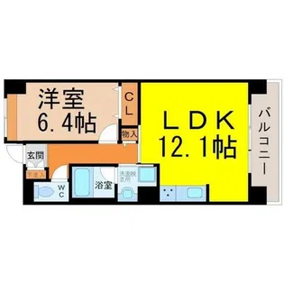 ヴェネチアプリモ【5階】の間取り