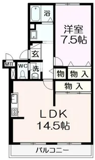 プランドール21【303号室】の間取り