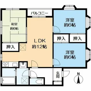 サンパティ【2階】の間取り