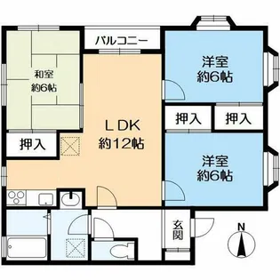 サンパティ【2階】の間取り