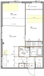 オーナーズマンション南巽【2階】の間取り