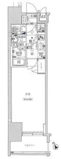 ソルテラスNAMBAフロント【13階】の間取り