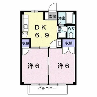 ニューシティT&R【2階】の間取り