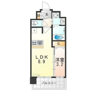 プレサンスTHE KYOTO 粋都【3階】の間取り