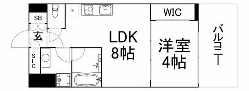 ブエナビスタ梅田ノース【5階】の間取り