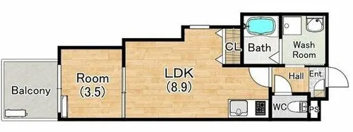 ジーメゾン名古屋松下イエシア【3階】の間取り