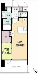 セレニテ阿波座ミラク【3階】の間取り